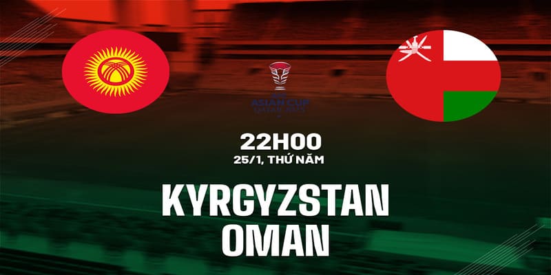 Tình hình phong độ hai đội tuyển Kyrgyzstan vs Oman vào 22h00 ngày 25/1